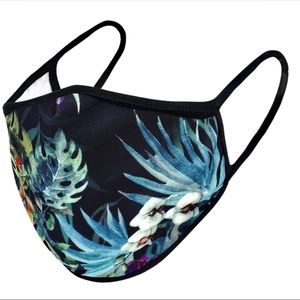 Tropical Print Designer Face Mask
